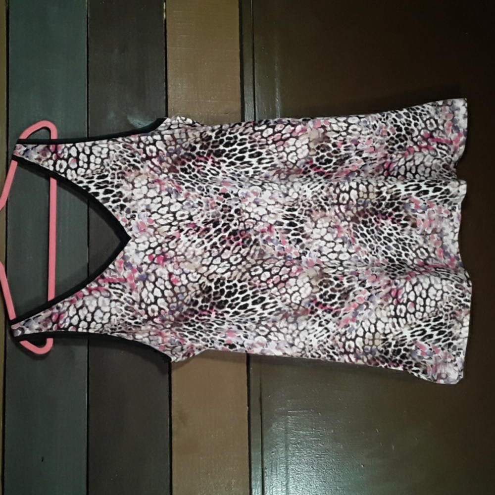 NWOT 3X Joyspun Gorgeous Pink/black Leopard Look Lingerie